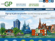 Tablet Screenshot of coventrygp.com